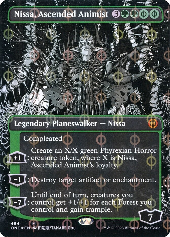 Nissa, Ascended Animist Phyrexia- All Will Be One Ichor Showcase